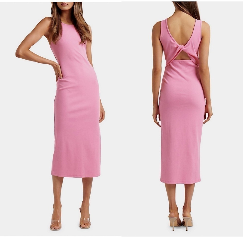 EVER NEW-Alister Twist-Back Midi Dress (Size:8US)
